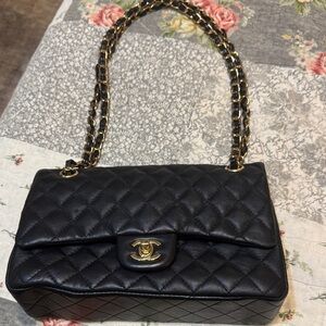 Black Quilted Purse